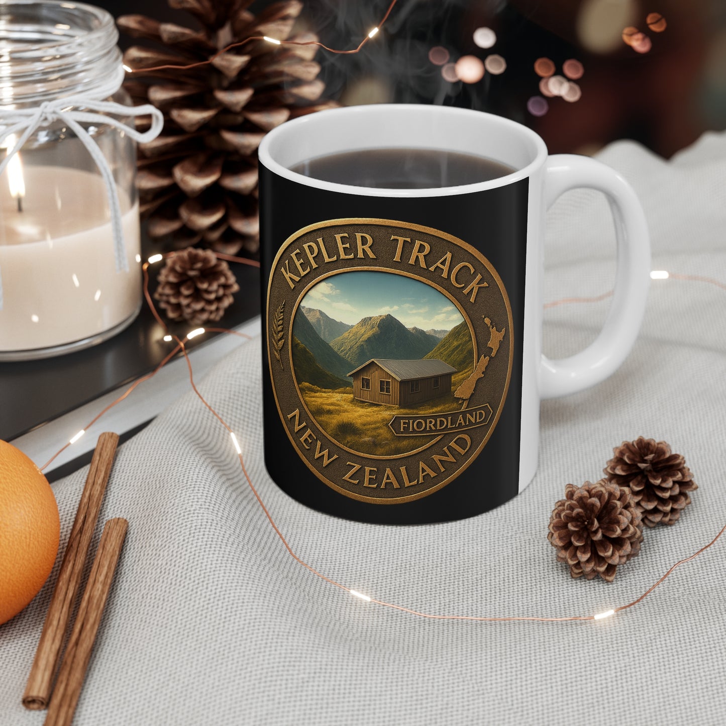 Kepler Track Mug – Fiordland NZ Great Walk Coffee Cup V2