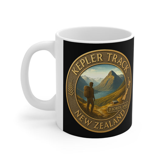 Kepler Track Mug – Fiordland NZ Great Walk Coffee Cup V3