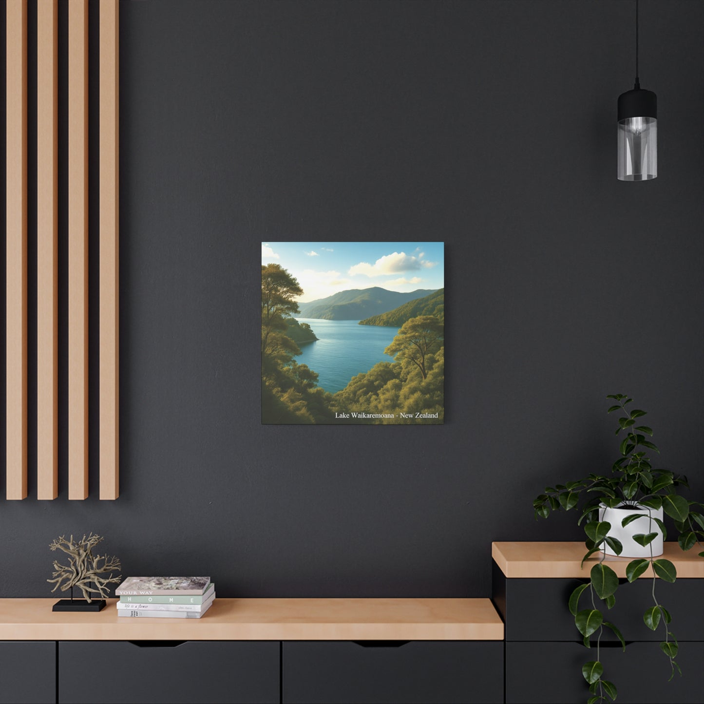 Lake Waikaremoana Canvas Print v2– New Zealand Great Walks Collection
