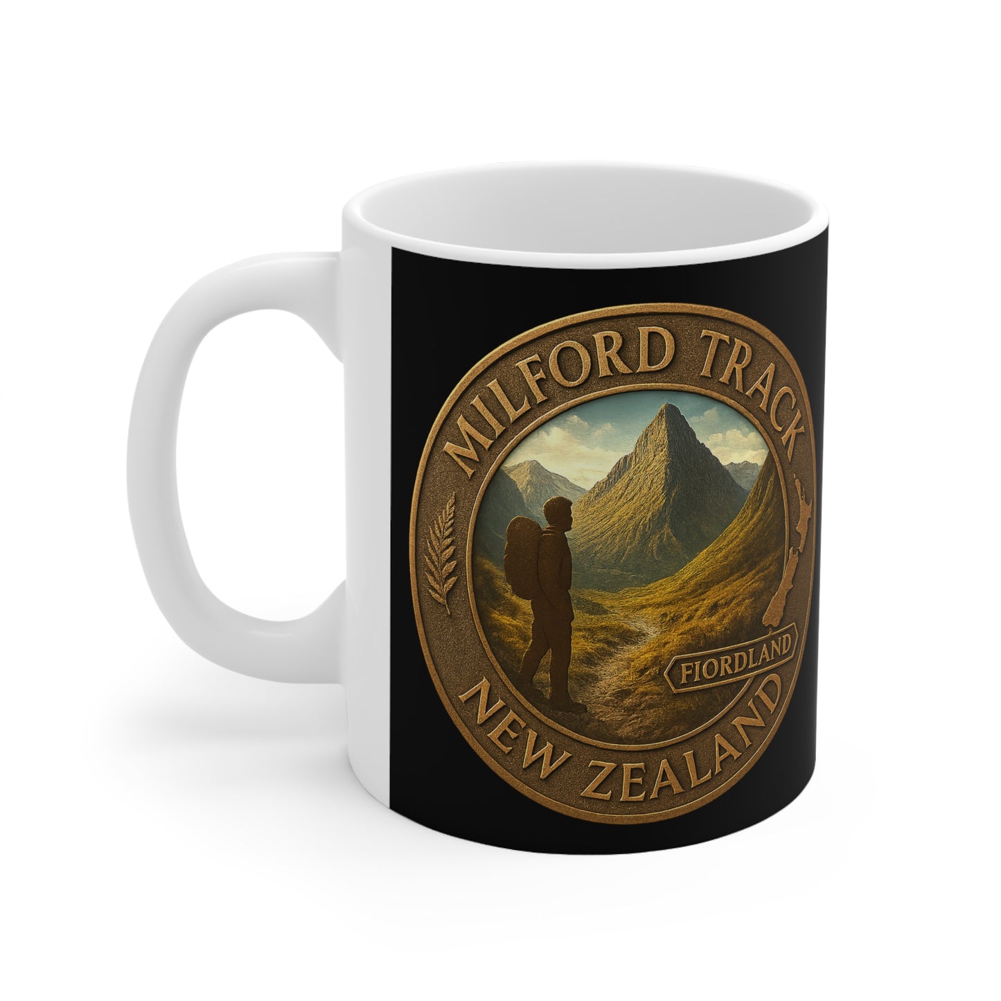 Milford Track Coffee Mug V1 – Great Walks of New Zealand Hiking & Travel Gift