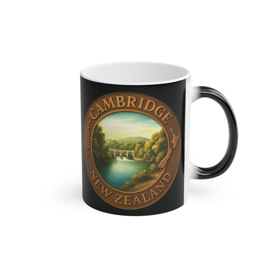 Cambridge New Zealand Bridge & Dam Emblem Coffee Mug