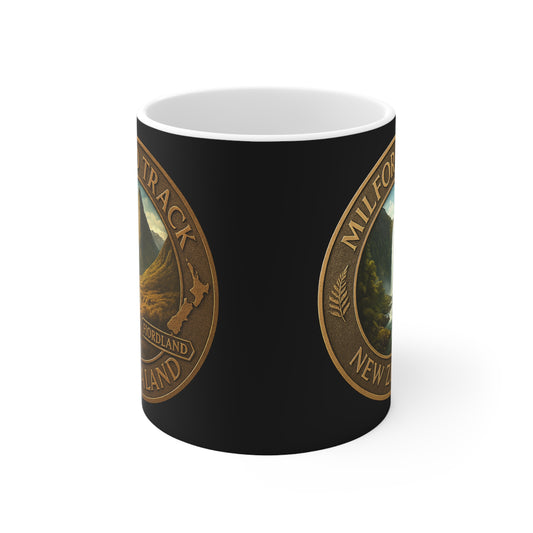 Milford Track Coffee Mug V1 – Great Walks of New Zealand Hiking & Travel Gift