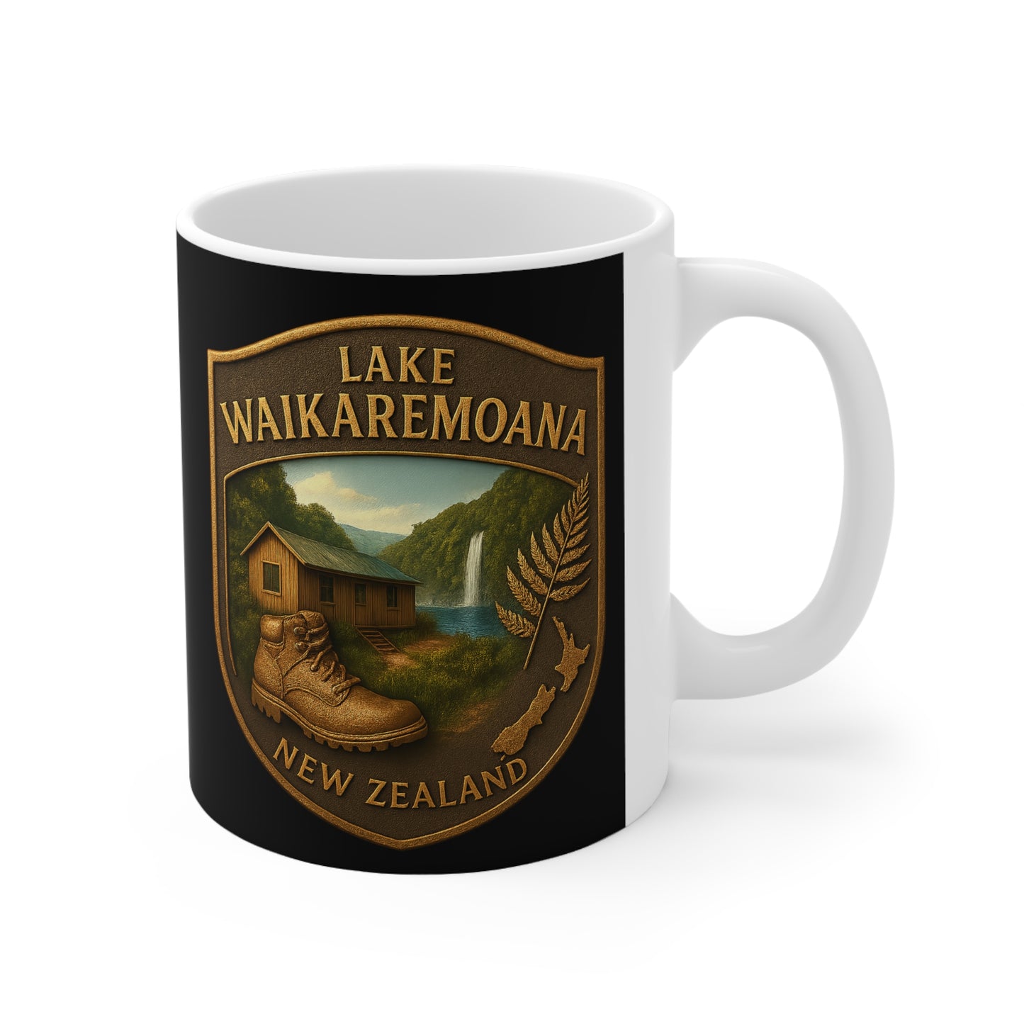 Lake Waikaremoana – New Zealand Great Walk Collection Coffee Mug v3