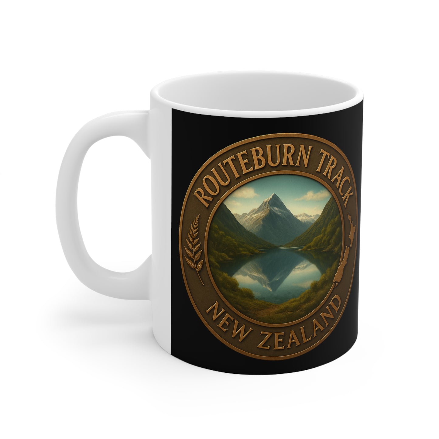 Routeburn Track Coffee Mug – New Zealand Great Walks Collection v2 (Fiordland)