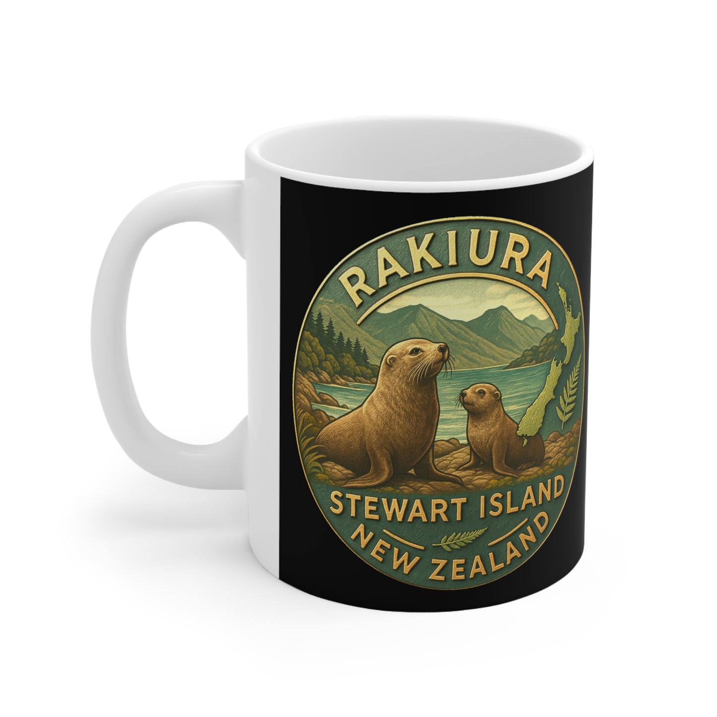Rakiura Track Coffee Mug – New Zealand Great Walks Collection v1 (Stewart Island / Rakiura)