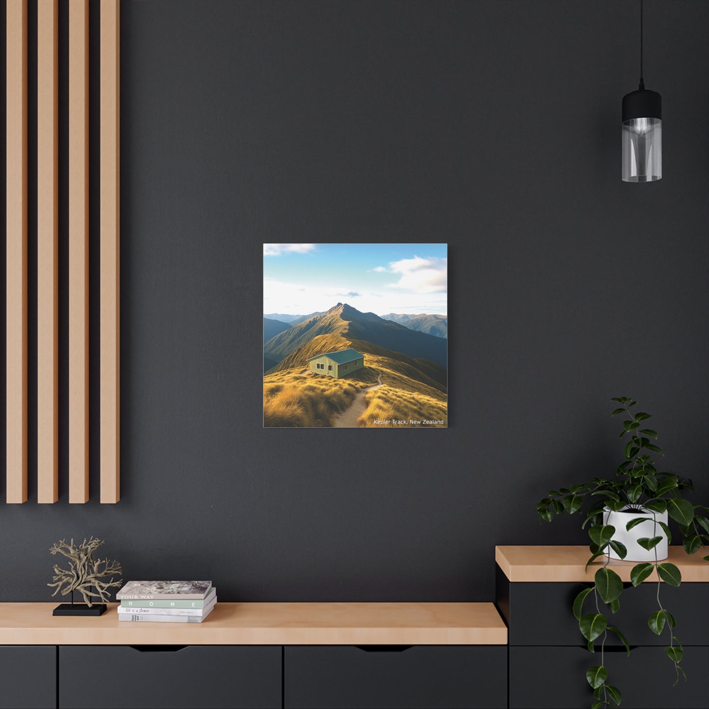 Kepler Track Canvas Print – Alpine Shelter, Fiordland NZ