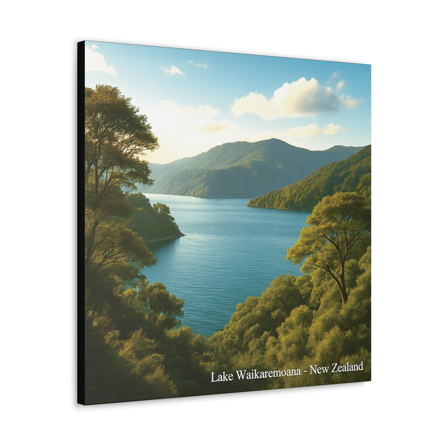 Lake Waikaremoana Canvas Print v2– New Zealand Great Walks Collection