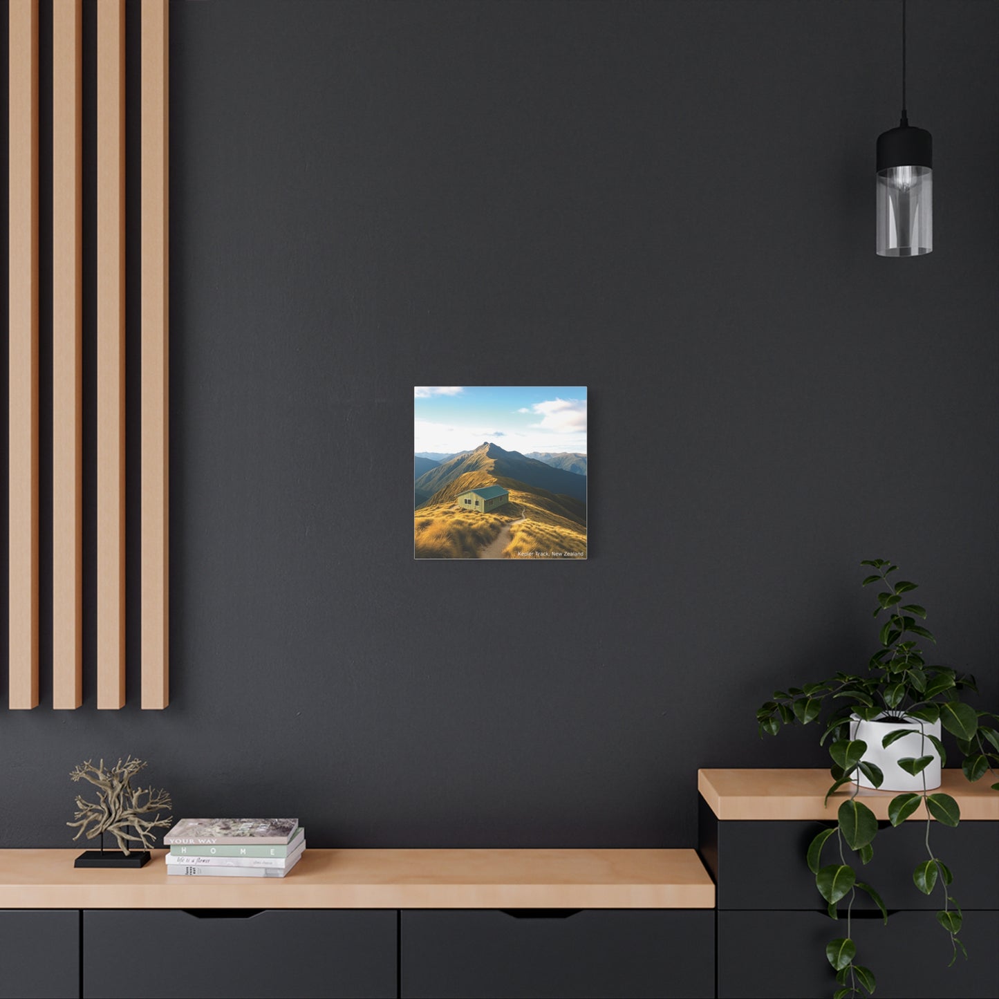 Kepler Track Canvas Print – Alpine Shelter, Fiordland NZ