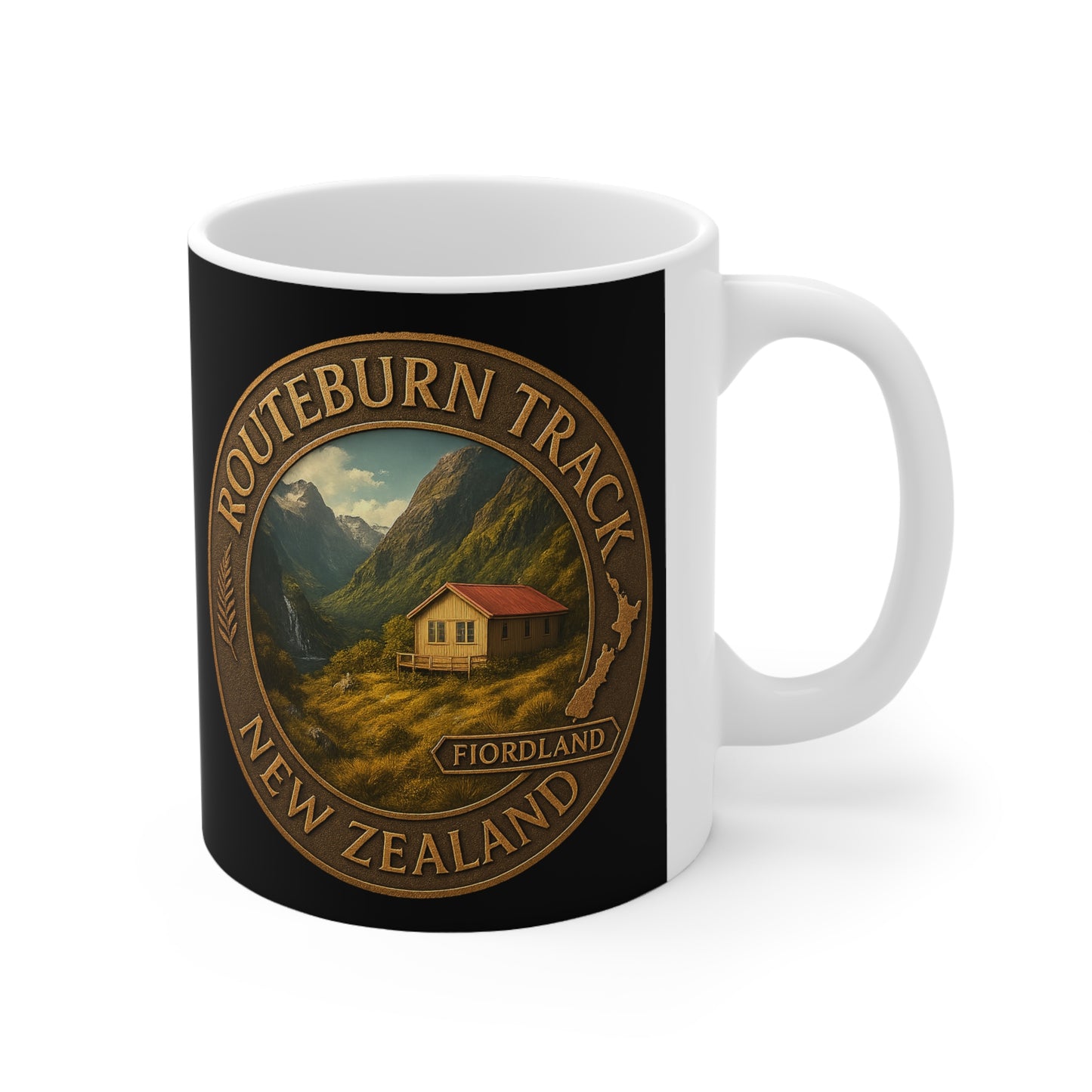 Routeburn Track Coffee Mug – New Zealand Great Walks Collection v2 (Fiordland)