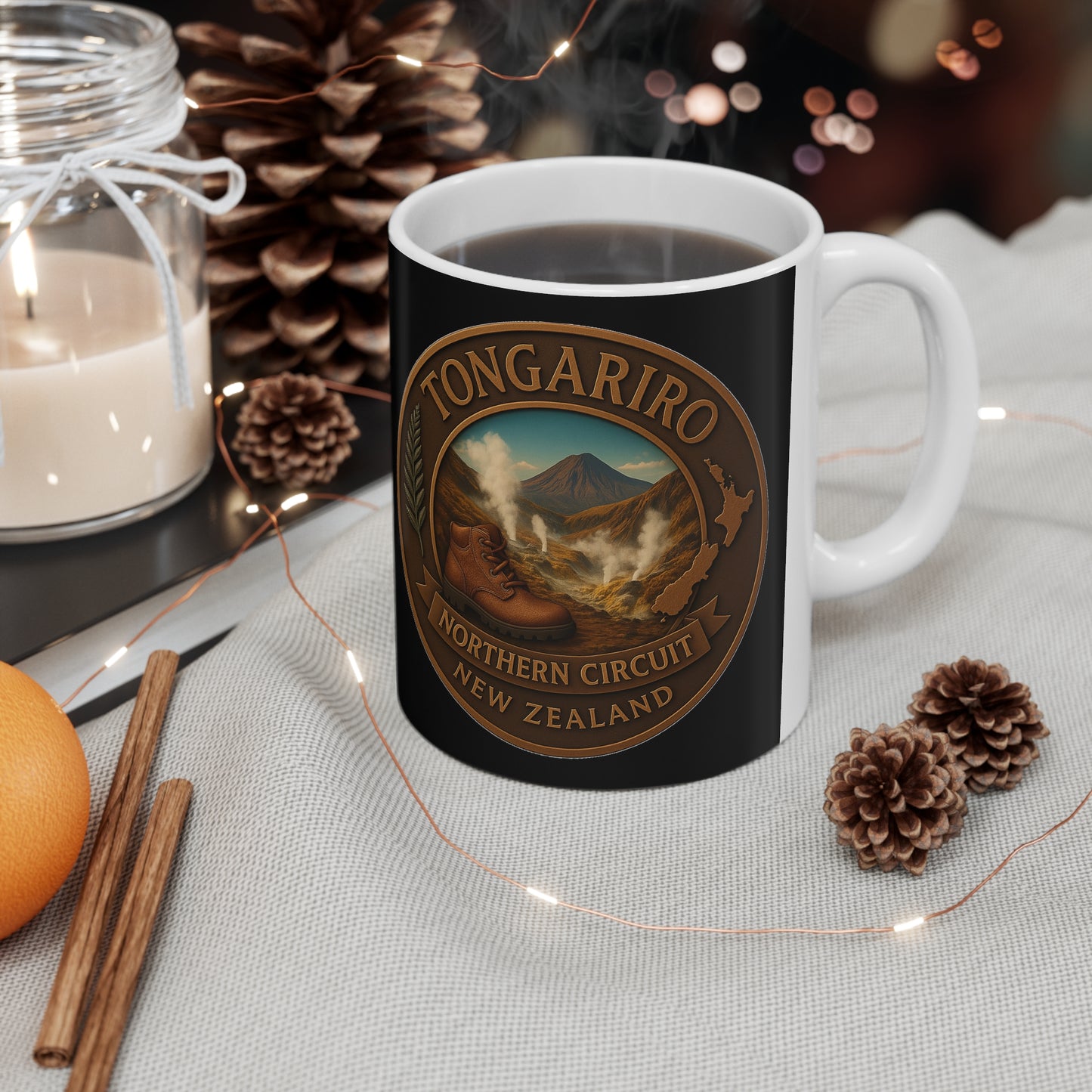 Tongariro Northern Circuit Track Coffee Mug – New Zealand Great Walks (Tongariro National Park)