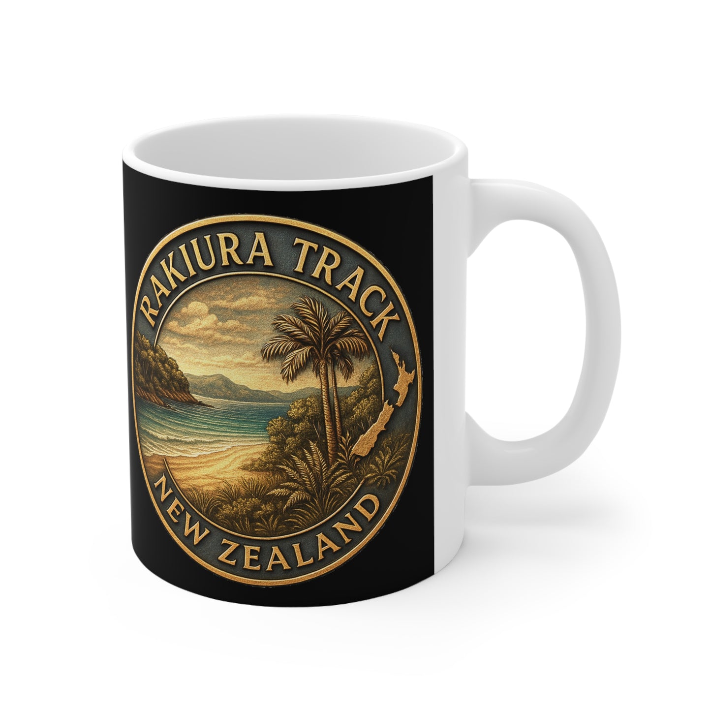 Rakiura Track Coffee Mug – New Zealand Great Walks Collection v1 (Stewart Island / Rakiura)