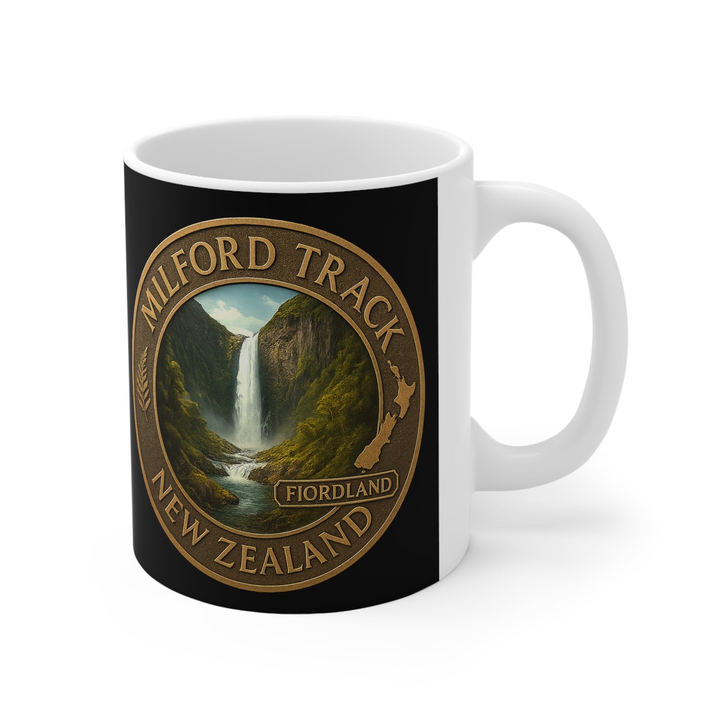 Milford Track Coffee Mug V1 – Great Walks of New Zealand Hiking & Travel Gift