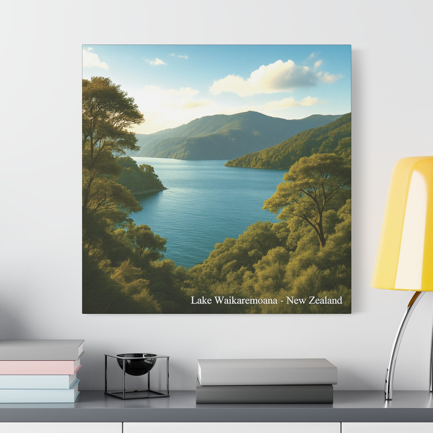 Lake Waikaremoana Canvas Print v2– New Zealand Great Walks Collection