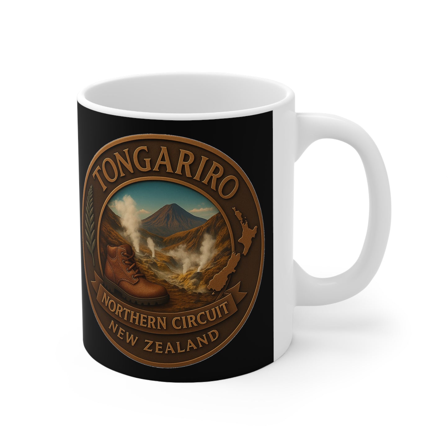 Tongariro Northern Circuit Track Coffee Mug – New Zealand Great Walks (Tongariro National Park)