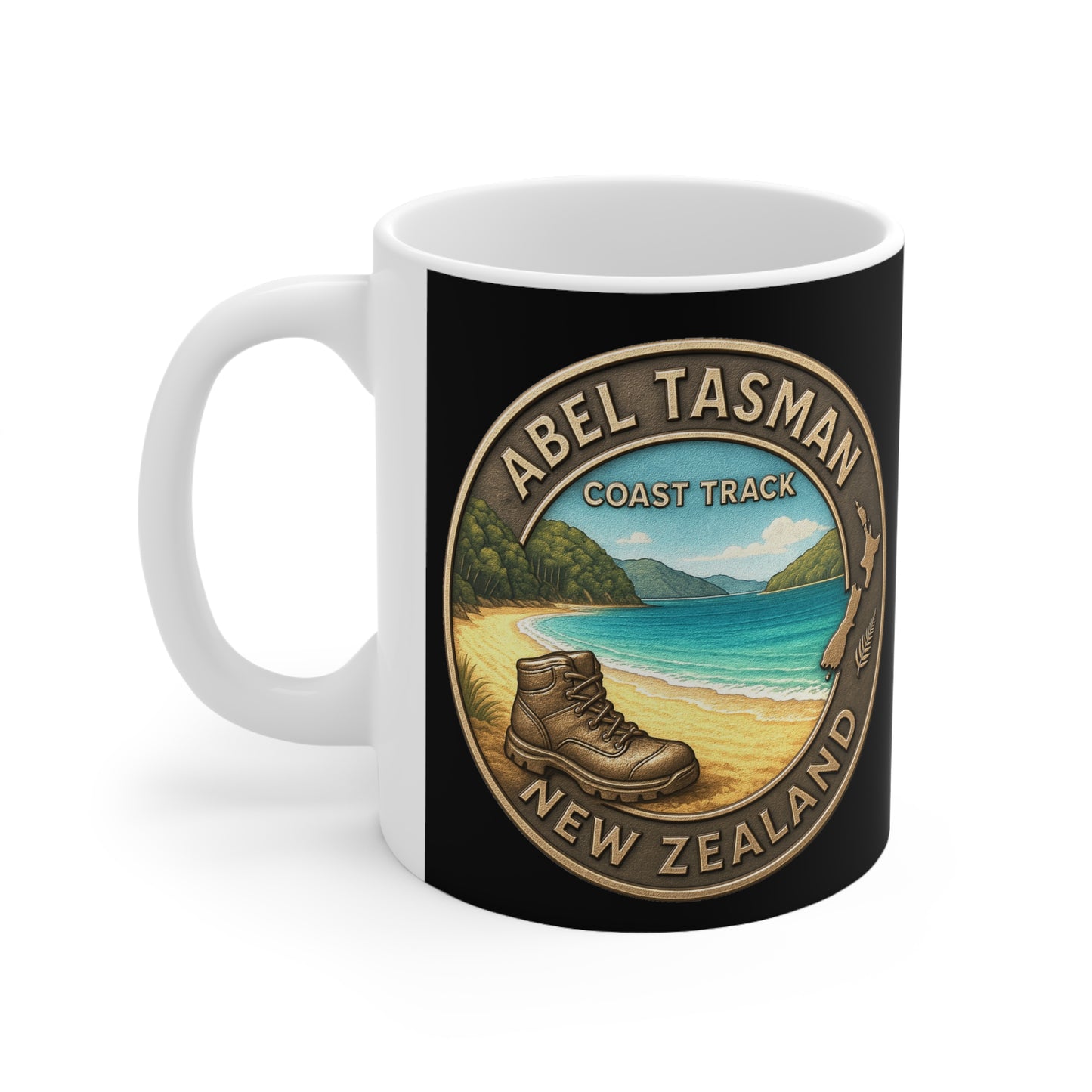 Abel Tasman Coast Track– Coastal & Tramping Boots Mug