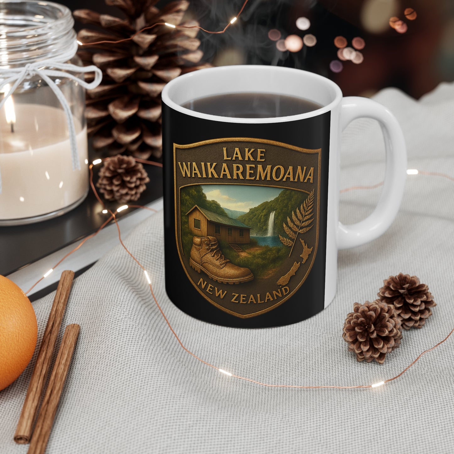 Lake Waikaremoana – New Zealand Great Walk Collection Coffee Mug v3