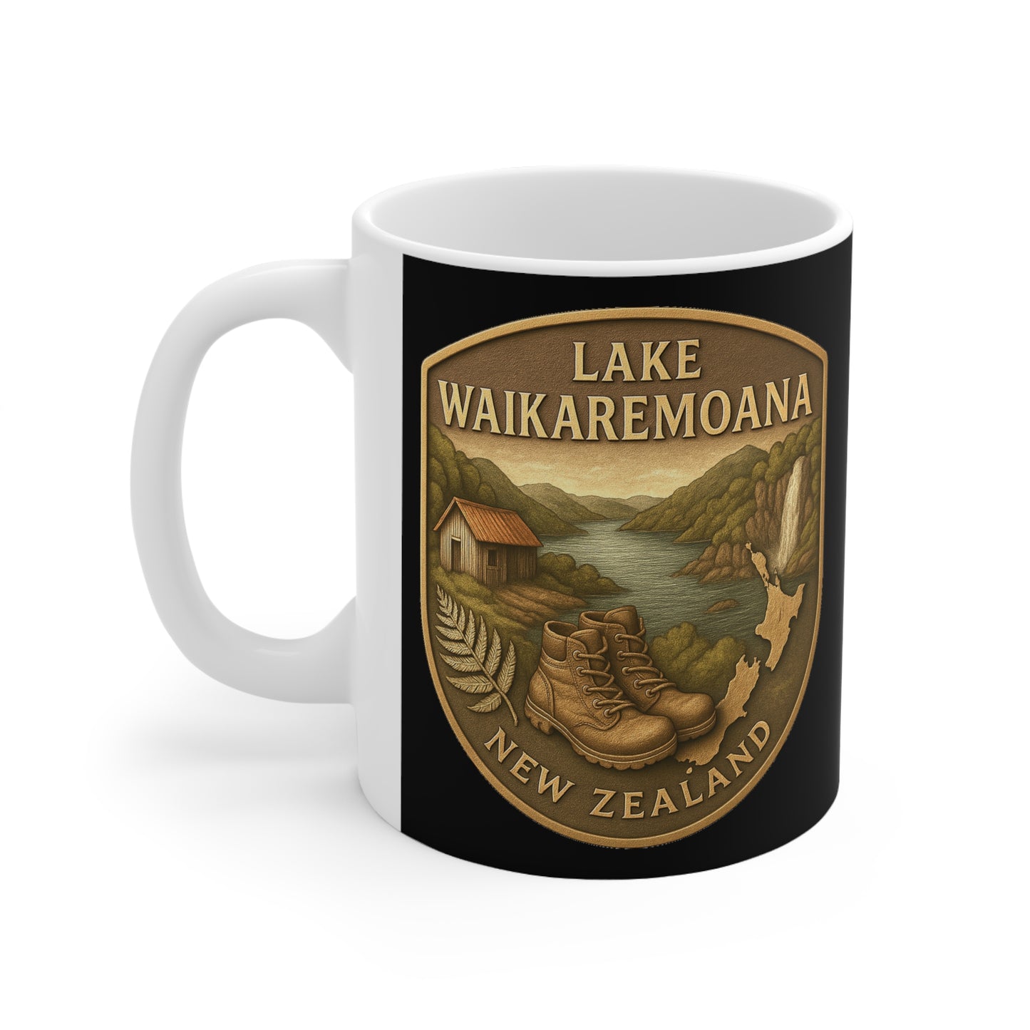 Lake Waikaremoana – New Zealand Great Walk Collection Coffee Mug v3