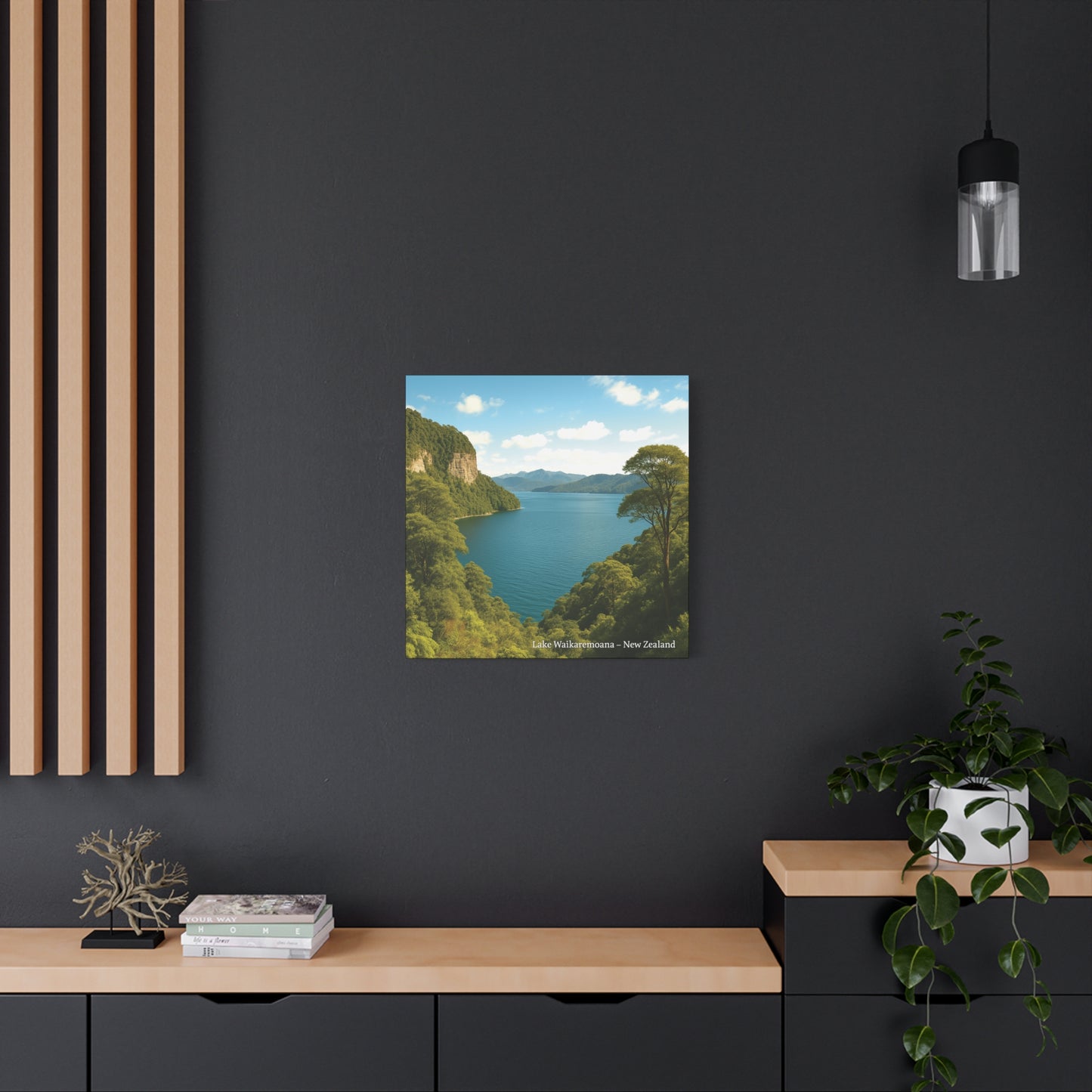 Lake Waikaremoana Canvas Print v3– New Zealand Great Walks Collection