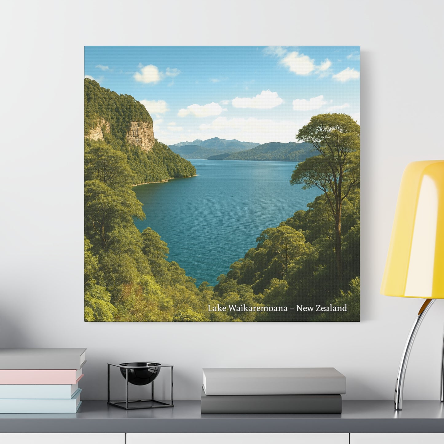 Lake Waikaremoana Canvas Print v3– New Zealand Great Walks Collection